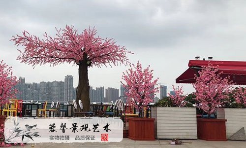 活動仿真桃花樹