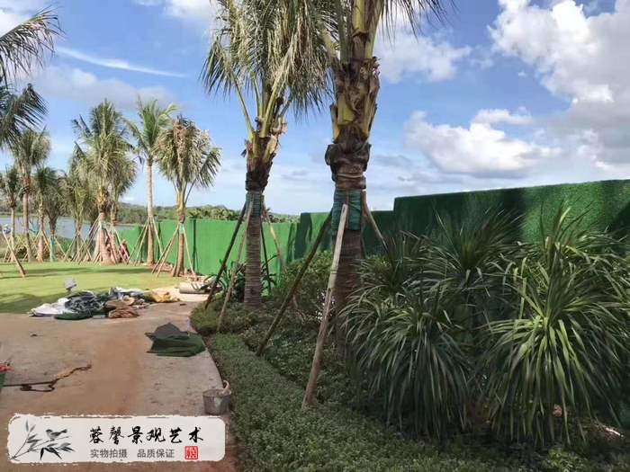 室外仿真植物墻