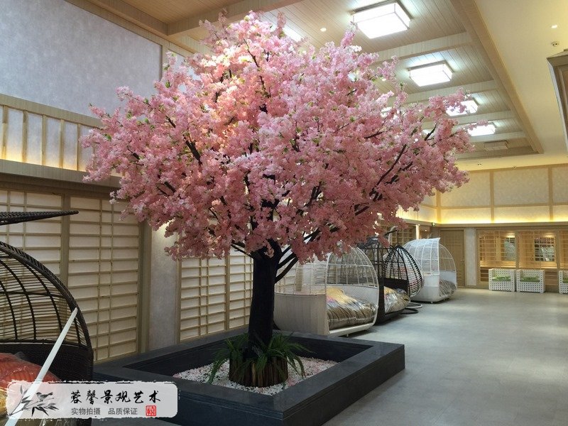 湯樂(lè)源溫泉仿真櫻花樹(shù)
