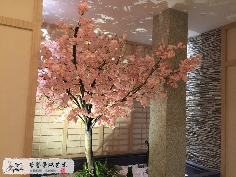 湯樂(lè)源溫泉仿真櫻花樹(shù)