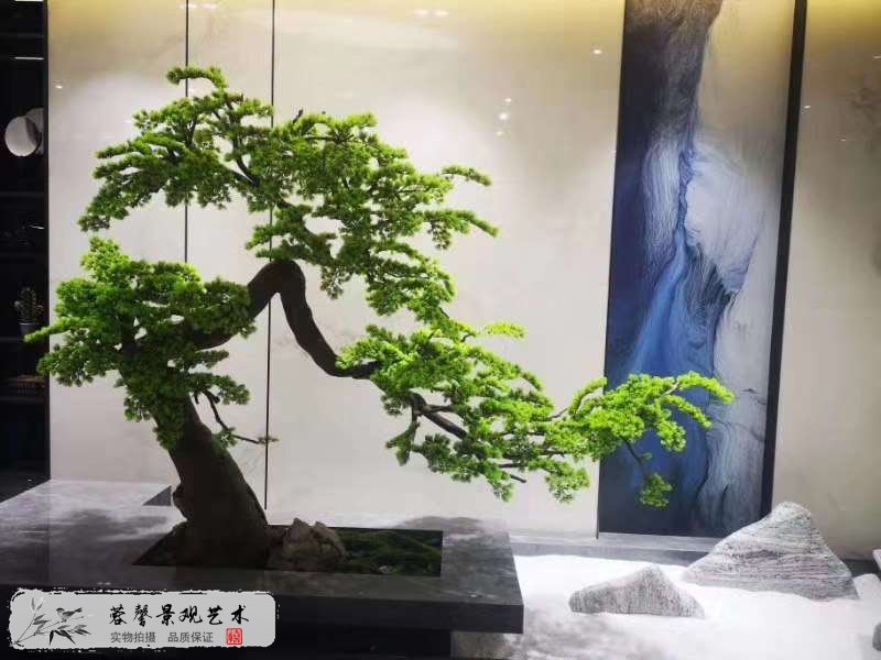 后現(xiàn)代仿真迎客松樹