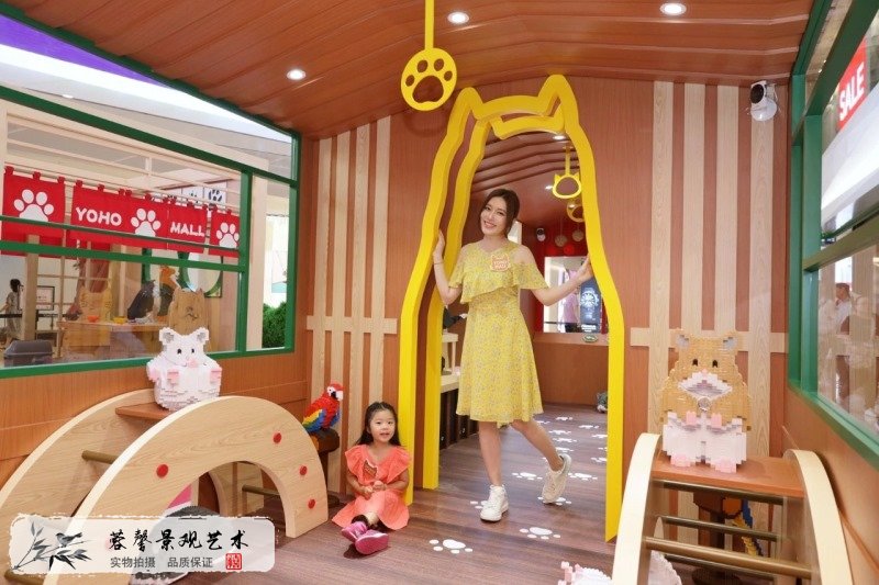 萌寵系列商場(chǎng)互動(dòng)美陳