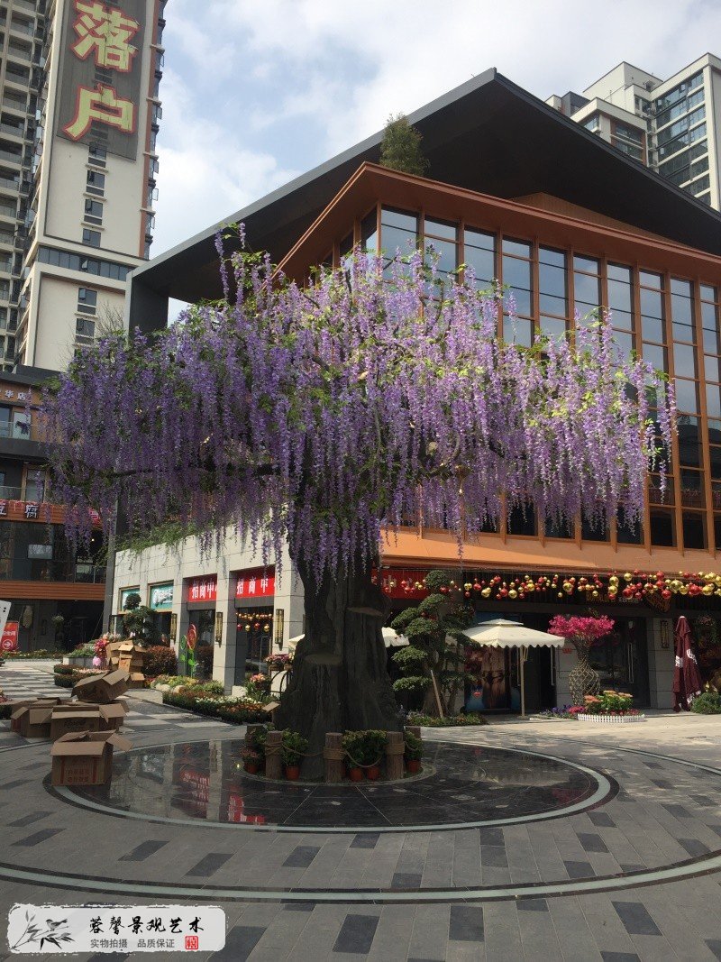 仿真豆花樹大樹