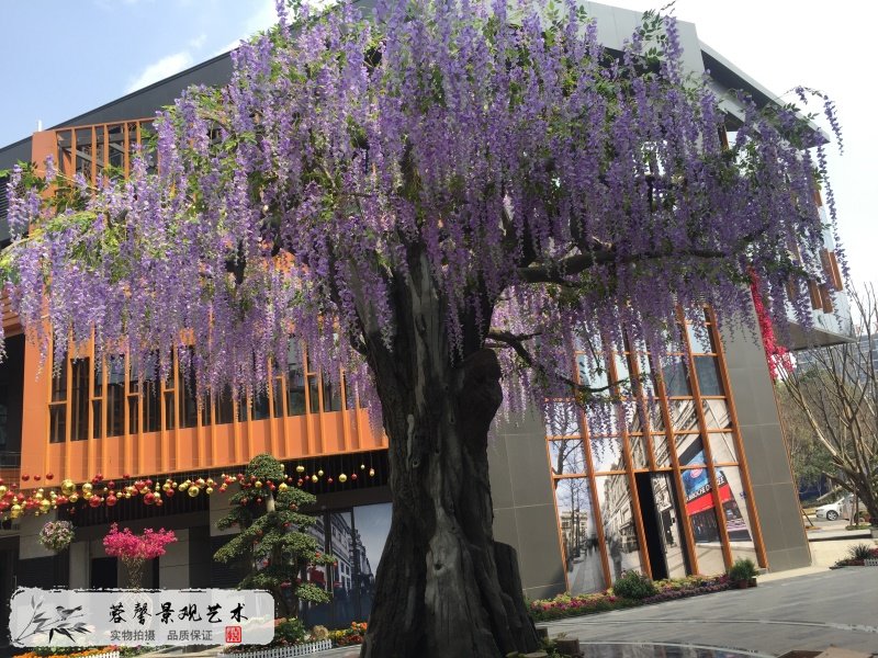 仿真豆花樹大樹
