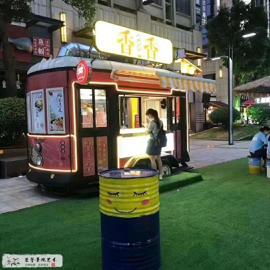 麻辣燙玻璃鋼餐車