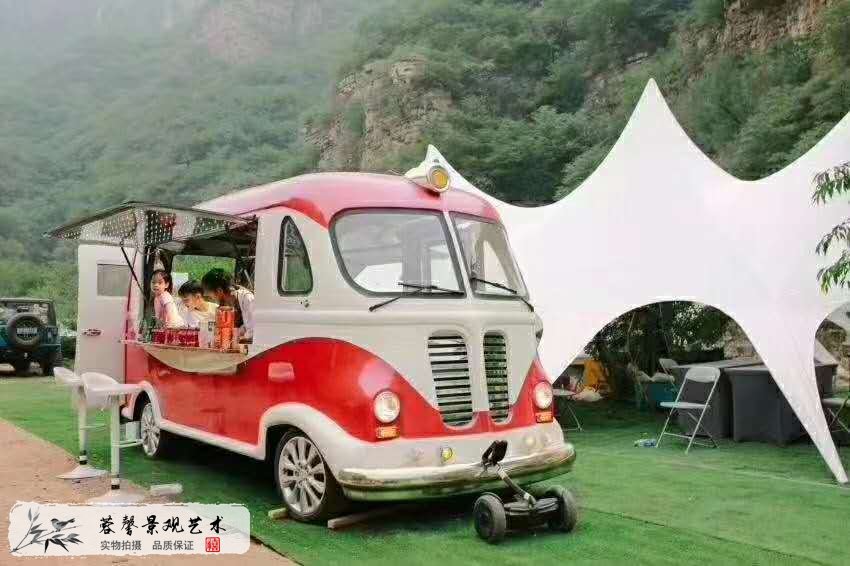 冰激凌玻璃鋼餐車