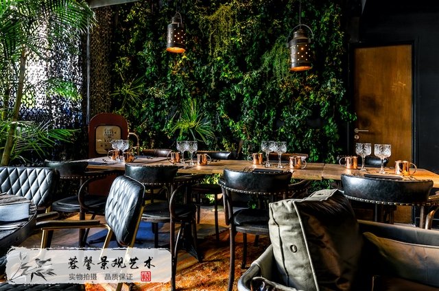 餐廳綠植墻